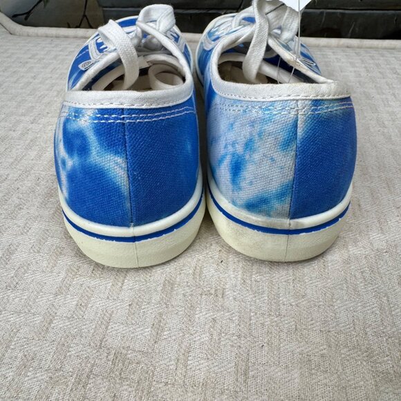 Keen Womens Size 8 Blue/White Elsa Lite Tie-Dye Canvas Tennis Sneakers - Picture 3 of 7